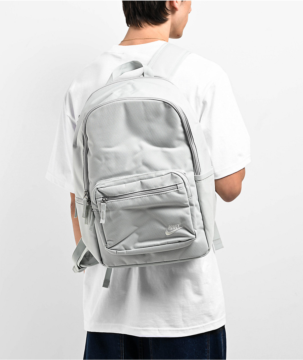 Nike Sportswear Eugene Light Silver Backpack