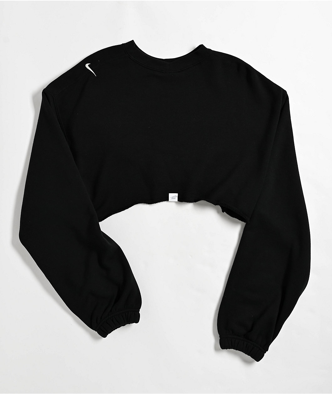 Nike Sportswear French Terry Black Oversized Shrug Sweatshirt