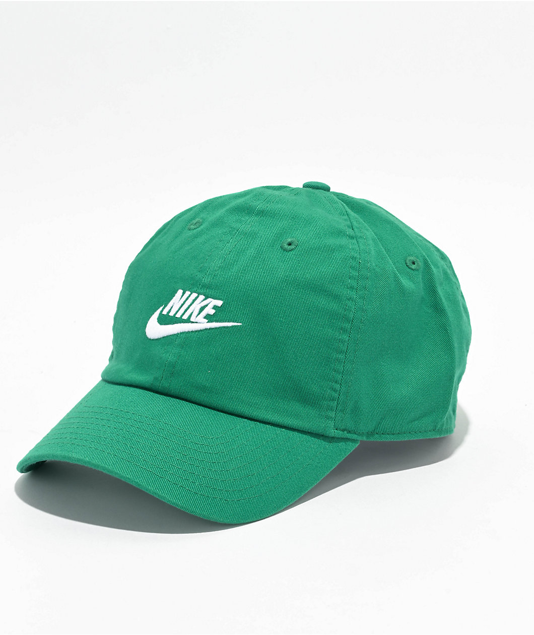 Nike Sportswear Futura Wash Green Strapback Hat