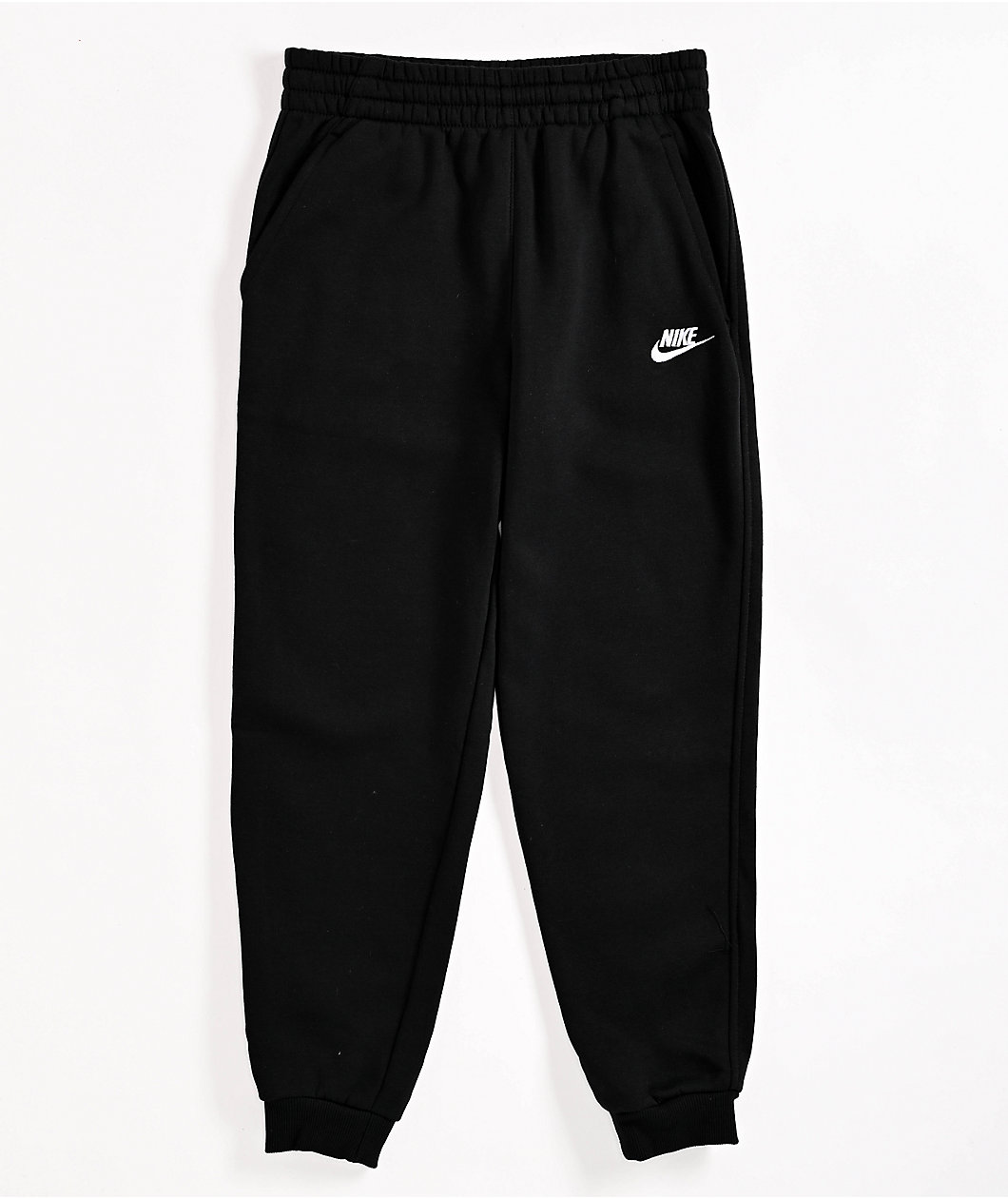 Kids black nike joggers best sale