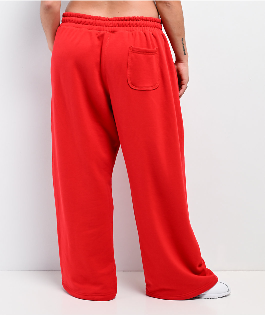 Nike Sportswear Open Hem Red Sweatpants