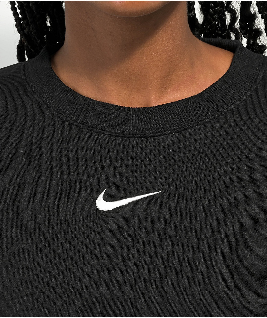 Nike Sportswear Phoenix Black Fleece Crewneck Sweatshirt