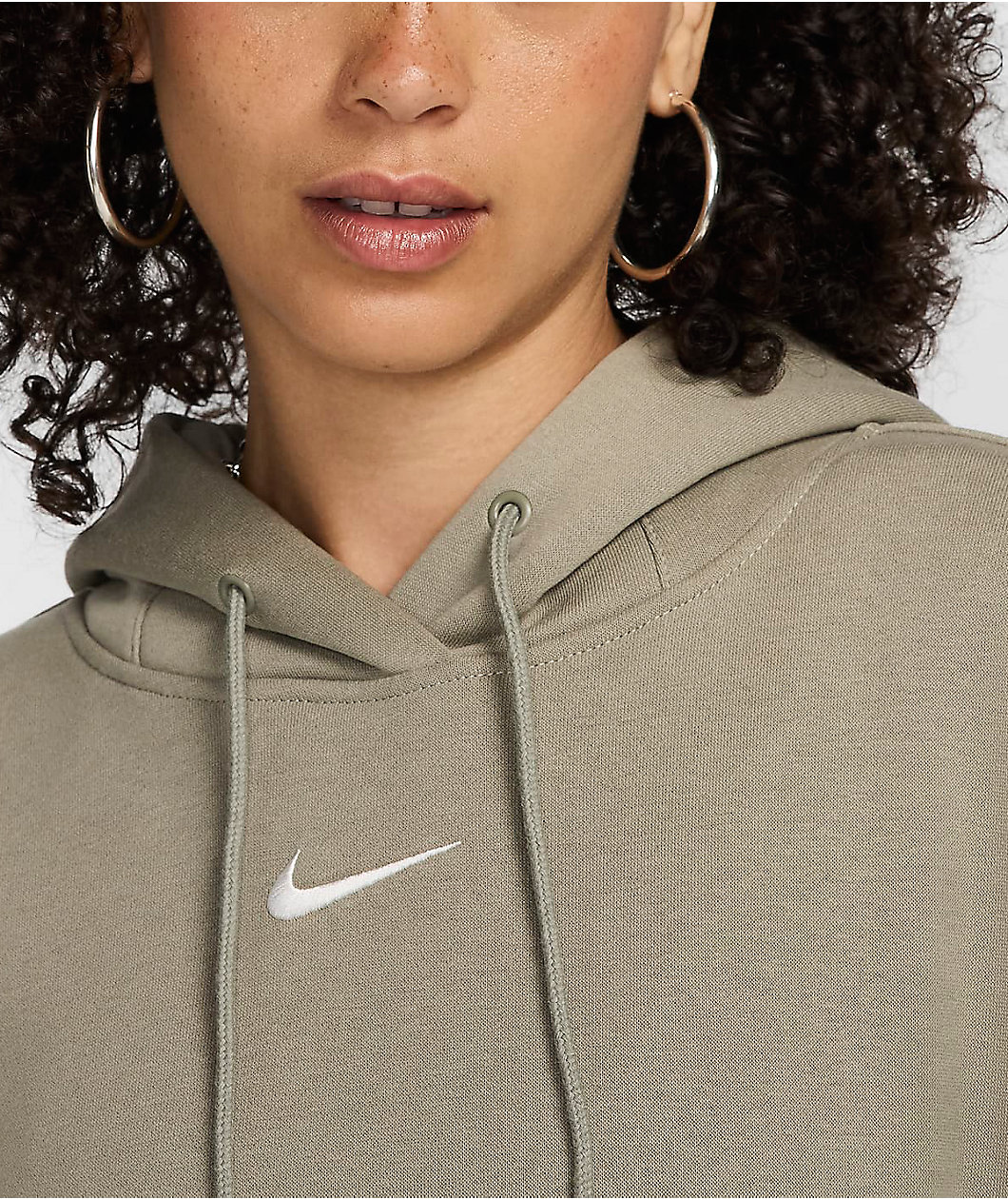 Nike Sportswear Phoenix Fleece Light Army Oversized Hoodie