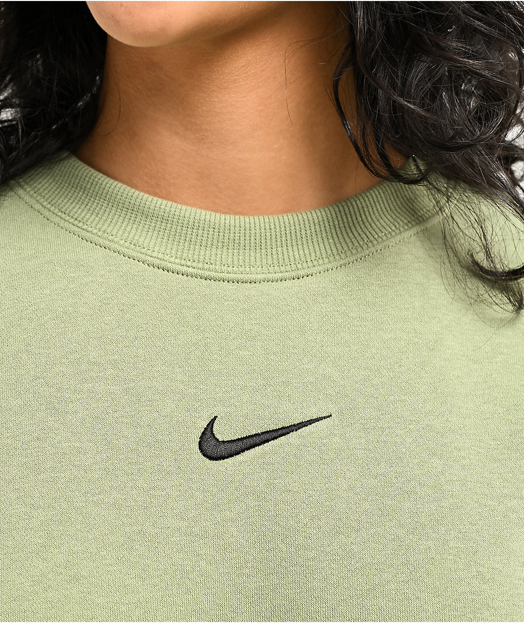 Nike Sportswear Phoenix Fleece Oversize Oil Green Crewneck Sweatshirt