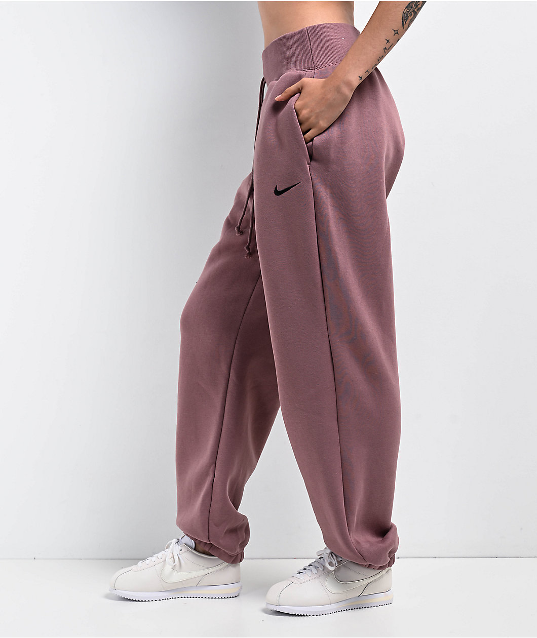 Nike Sportswear Phoenix Fleece Smokey Mauve High Waisted Sweatpants