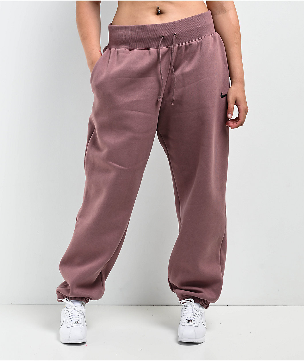 Nike Sportswear Phoenix Fleece Smokey Mauve High Waisted Sweatpants