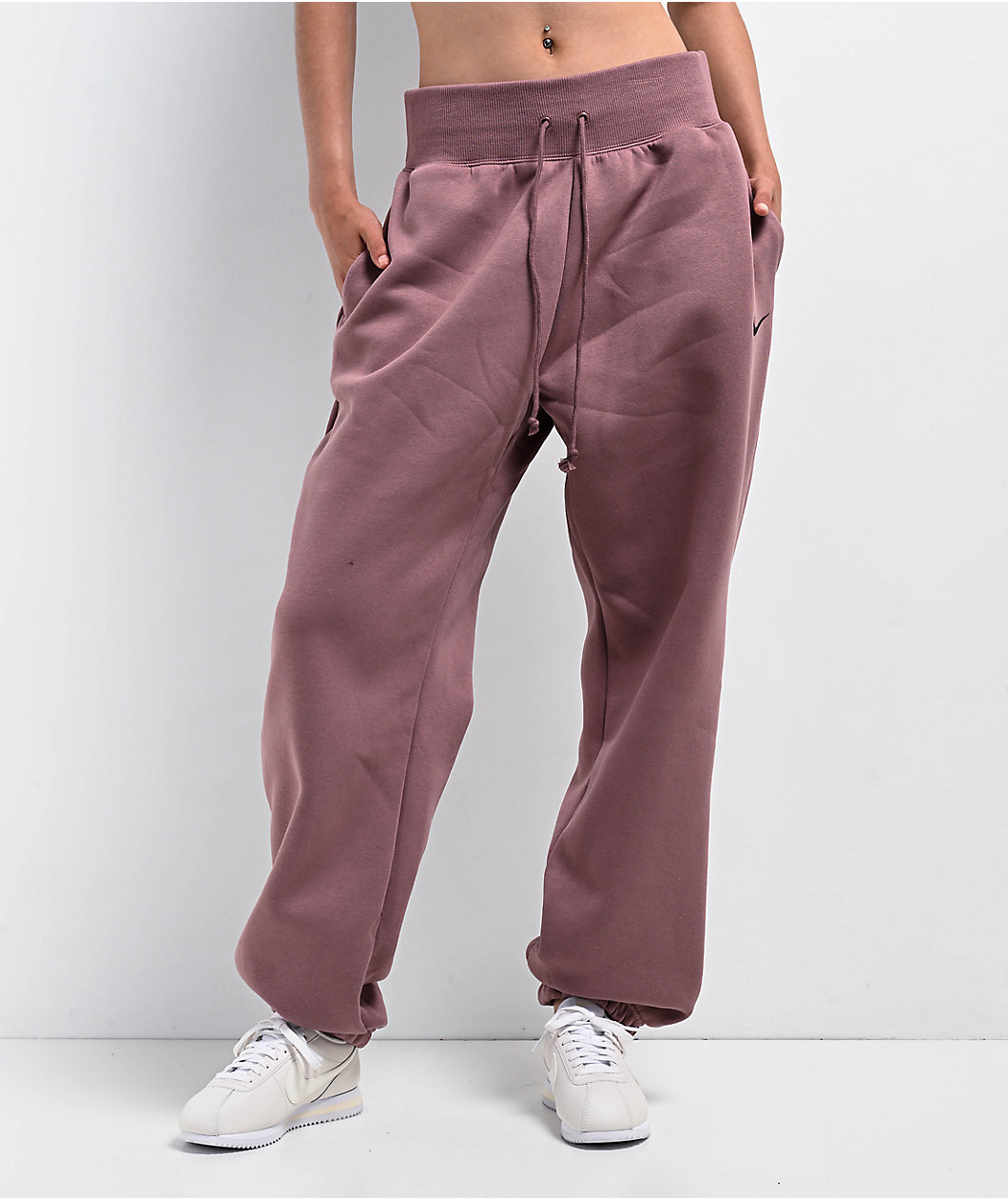 Nike Sportswear Phoenix Fleece Smokey Mauve High Waisted Sweatpants