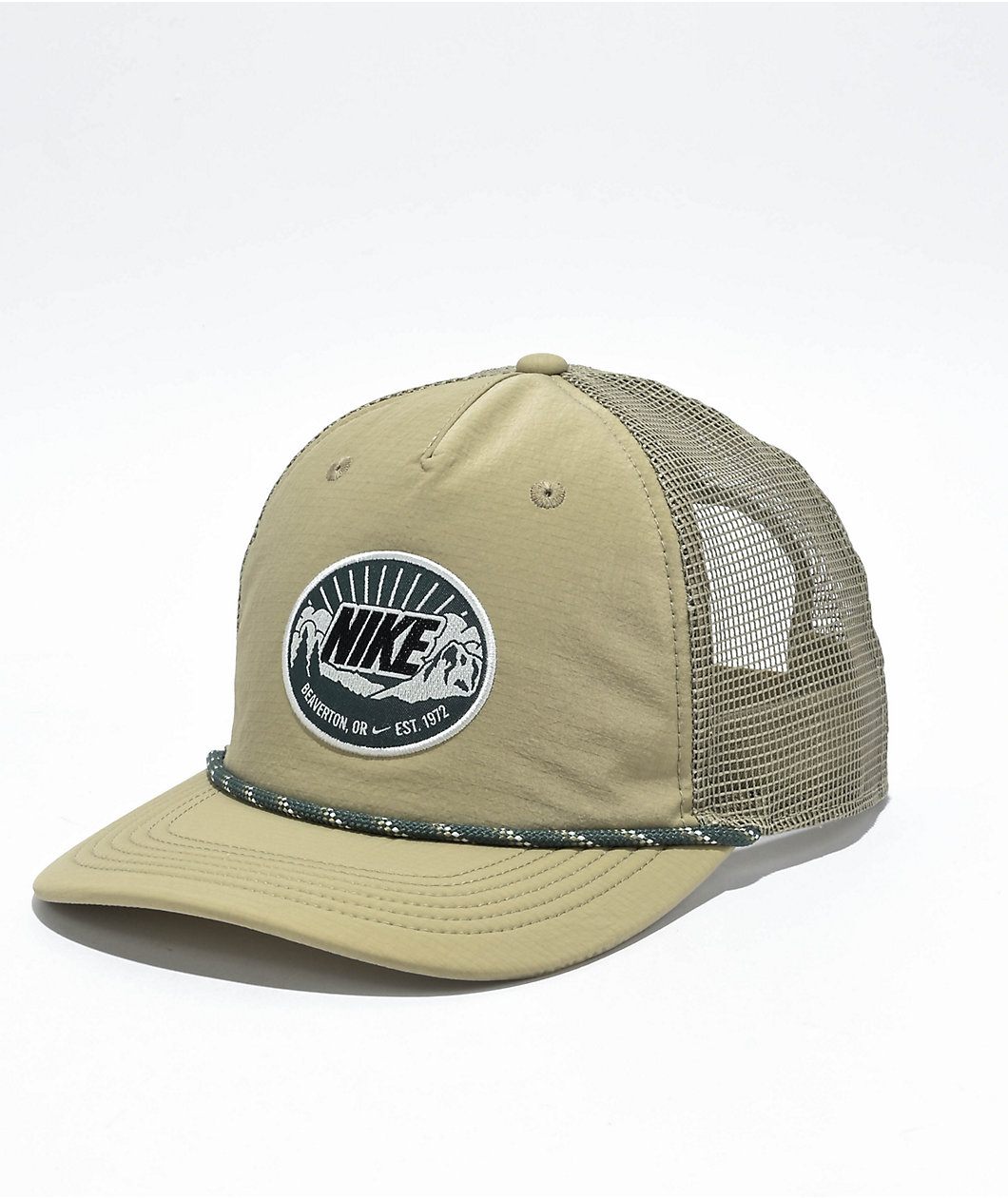 Nike Sportswear Rise Neutral Olive Trucker Hat