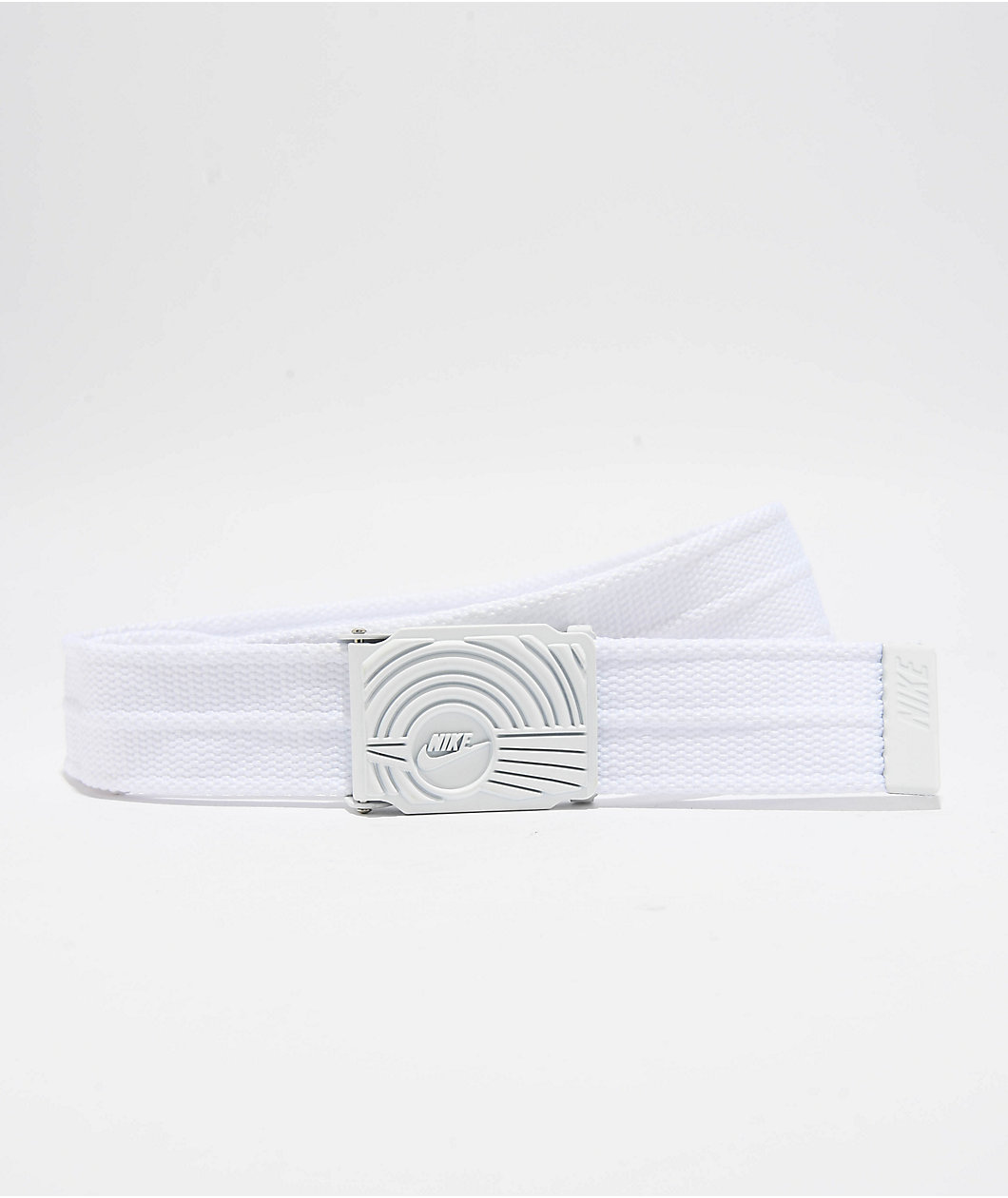 Nike Summit White Ribbed Web Belt