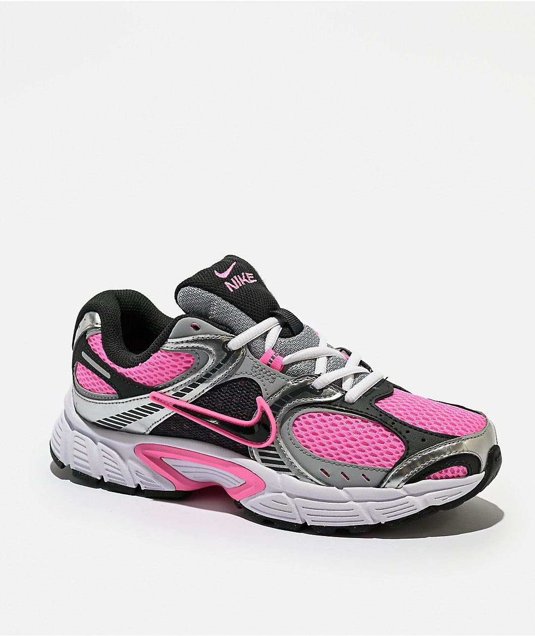 Nike V5 RNR Pink, Black & Silver Shoes