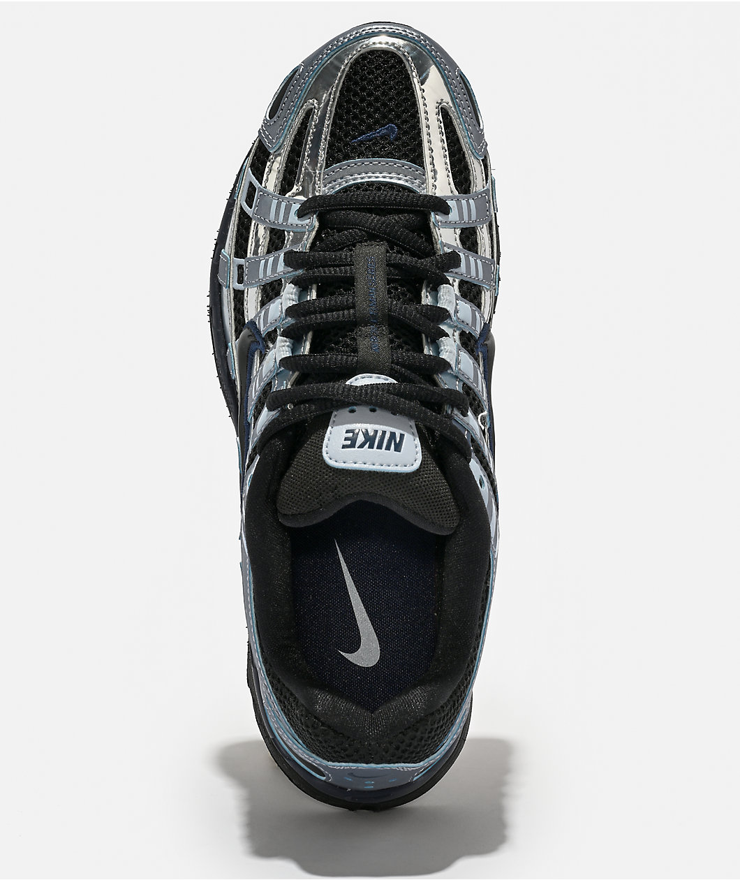 Nike Women's P-6000 Black, Hydro Blue & Silver Shoes