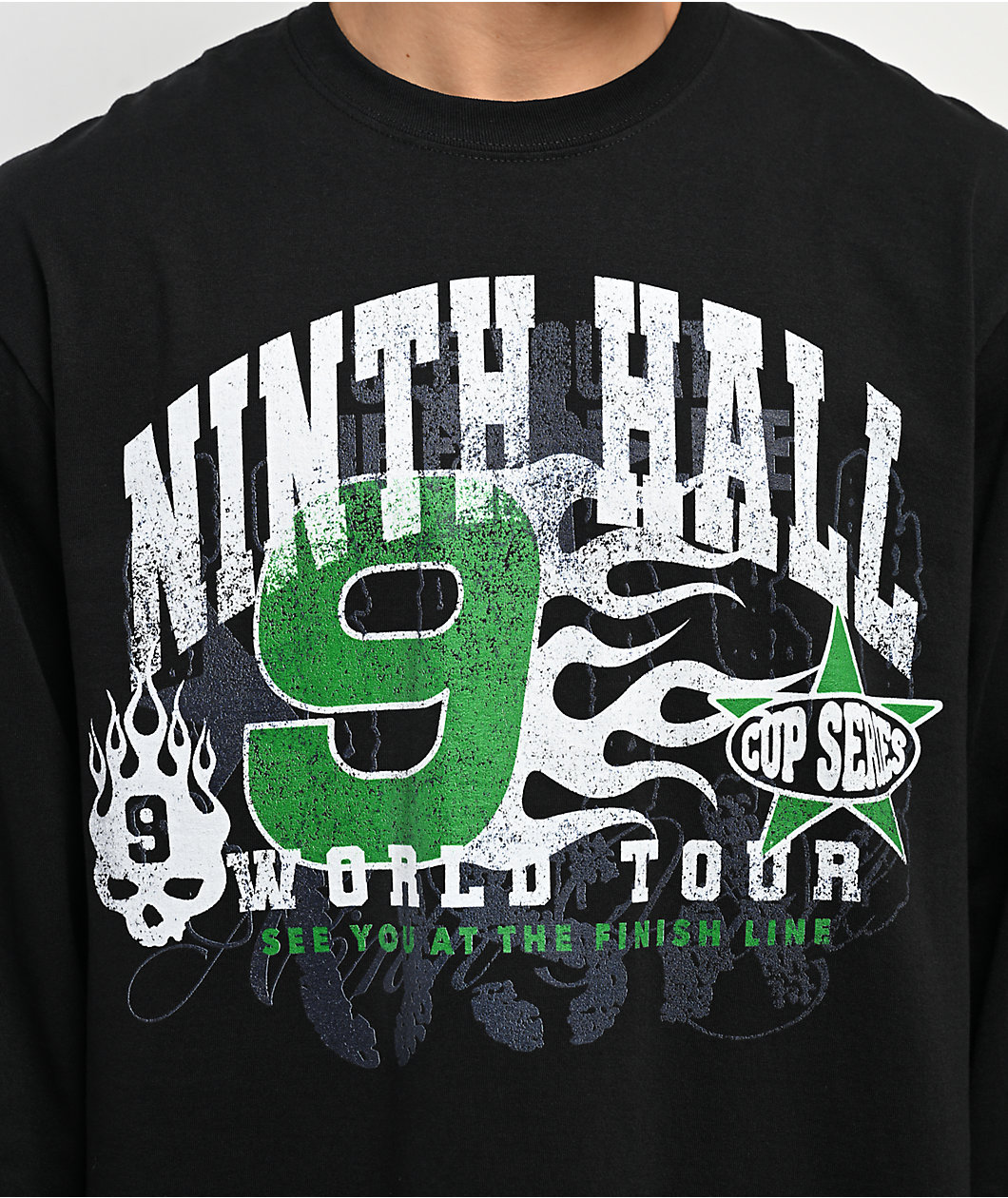 Ninth Hall 999 Black Long Sleeve T-Shirt
