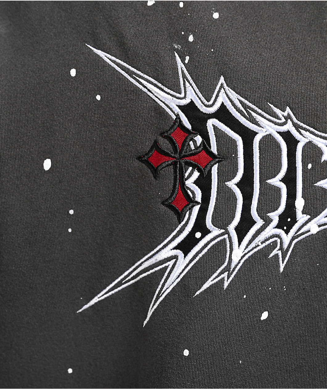 Ninth Hall Adductor Grey & Camo Boxy Zip Hoodie