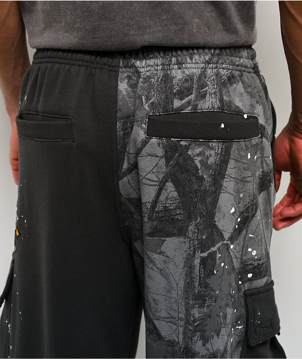 Ninth Hall Adductor Grey Camo Baggy Cargo Sweatpants