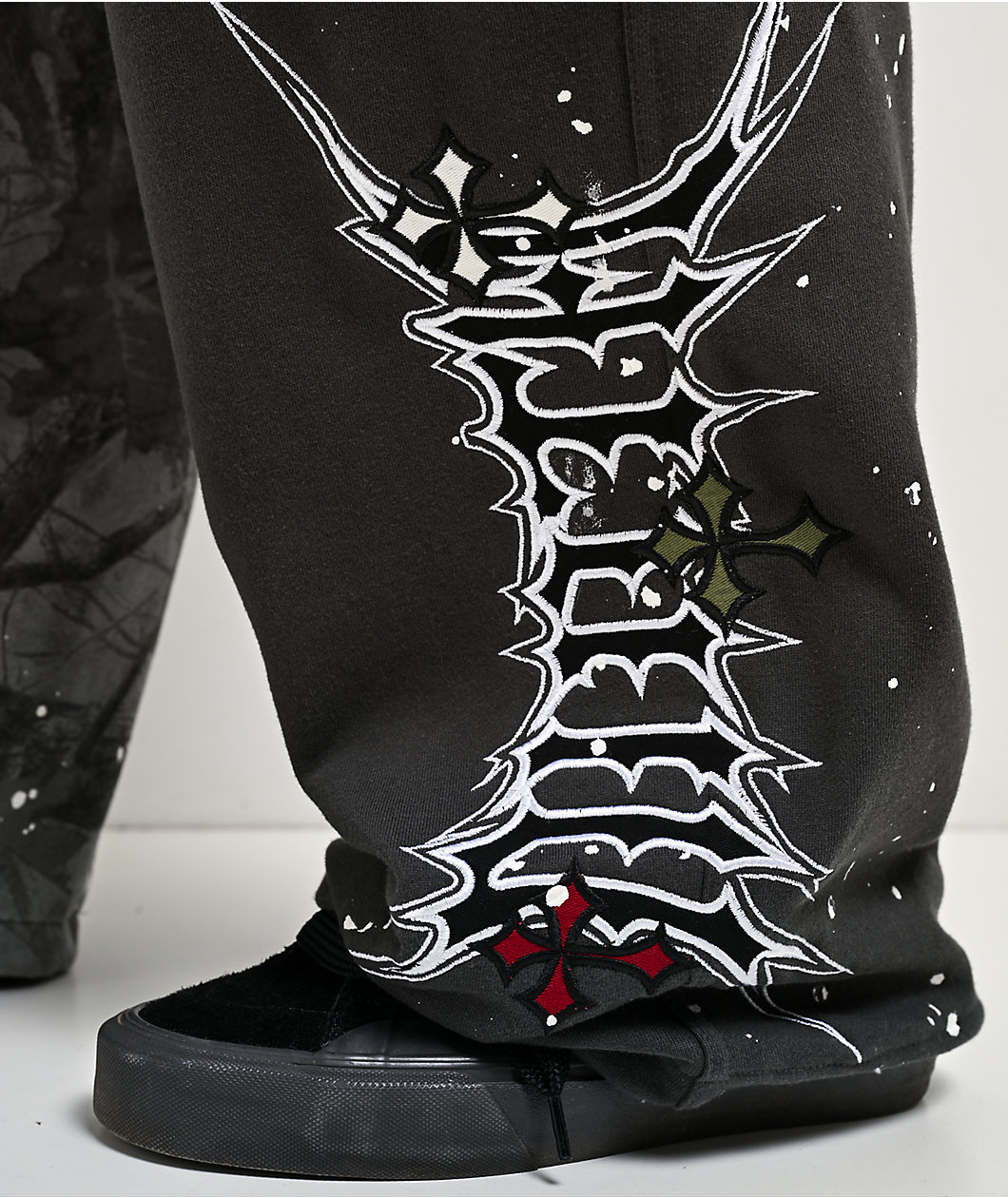 Ninth Hall Adductor Grey Camo Baggy Cargo Sweatpants