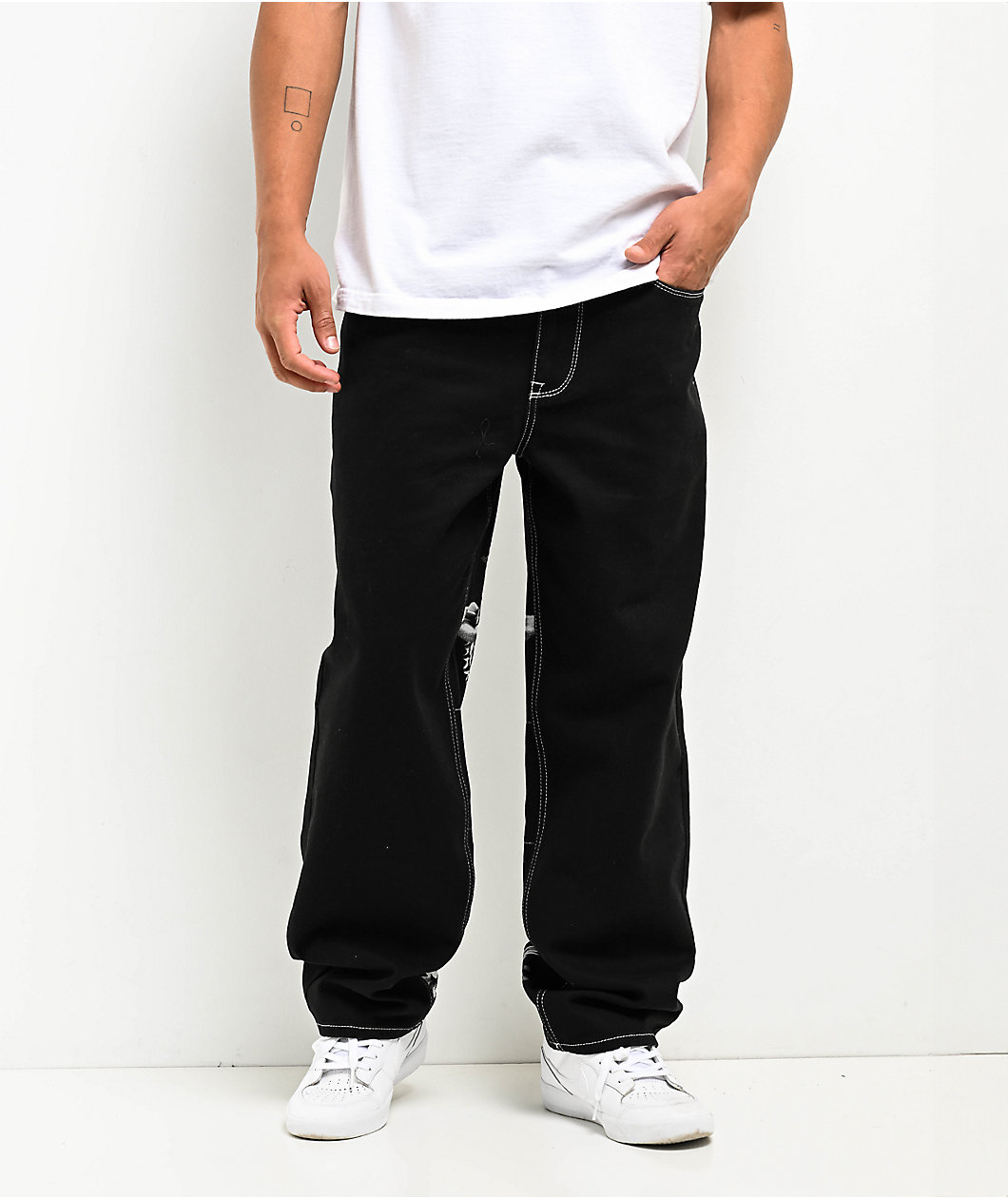 Ninth Hall Ambush Dragon Black Baggy Denim Jeans