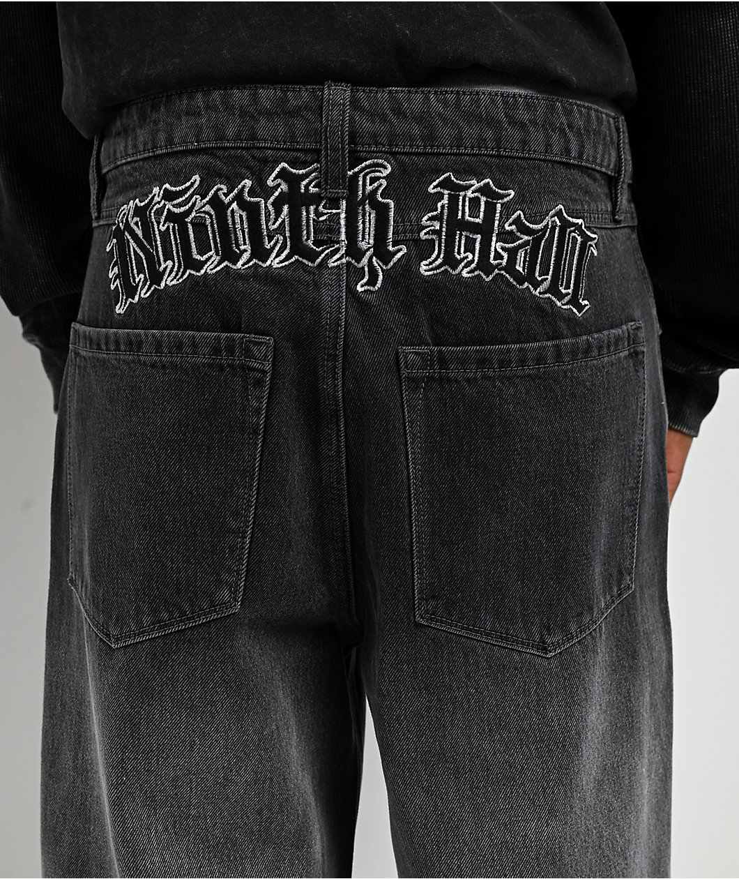 Ninth Hall Ambush Glory Black Wash Loose Fit Jeans