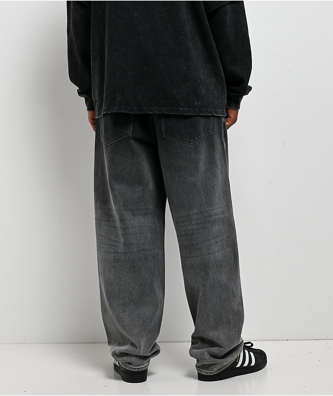 Ninth Hall Ambush Glory Black Wash Loose Fit Jeans