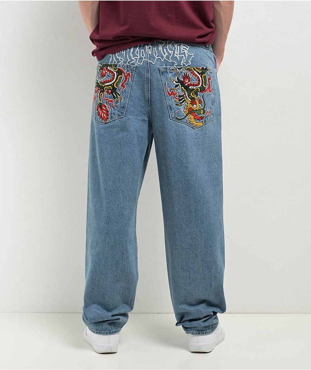 Ninth Hall Ambush Medium Blue Baggy Jeans 