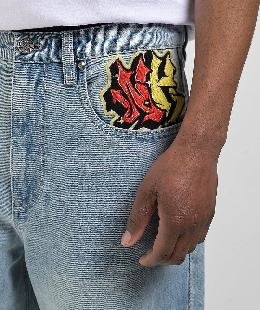 Ninth Hall Ambush Sacred Light Blue Wash Jeans