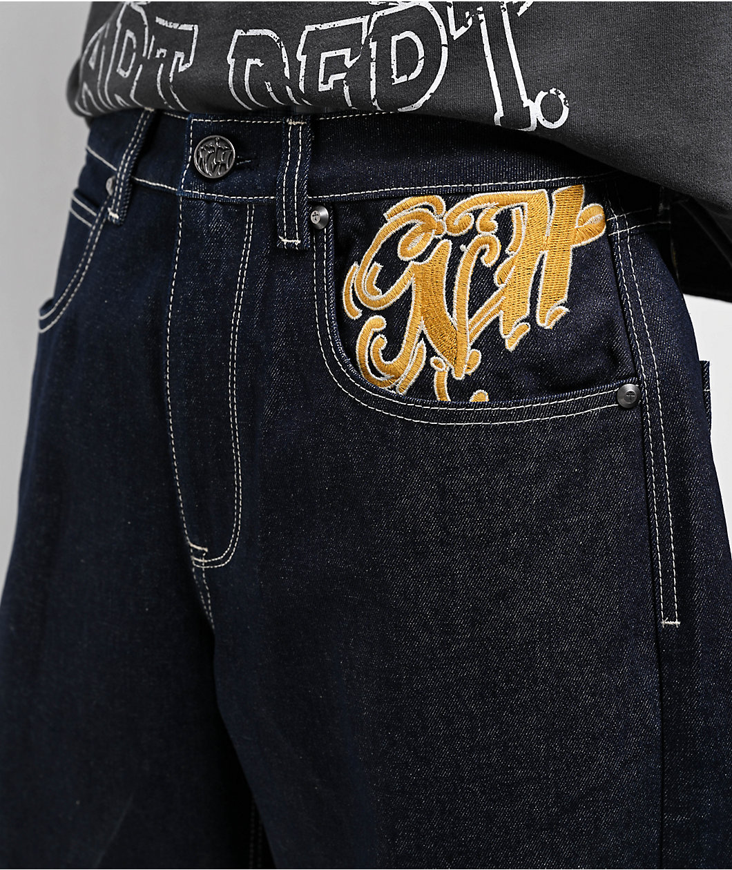Ninth Hall Ambush Tiger Raw Indigo Loose Fit Jeans