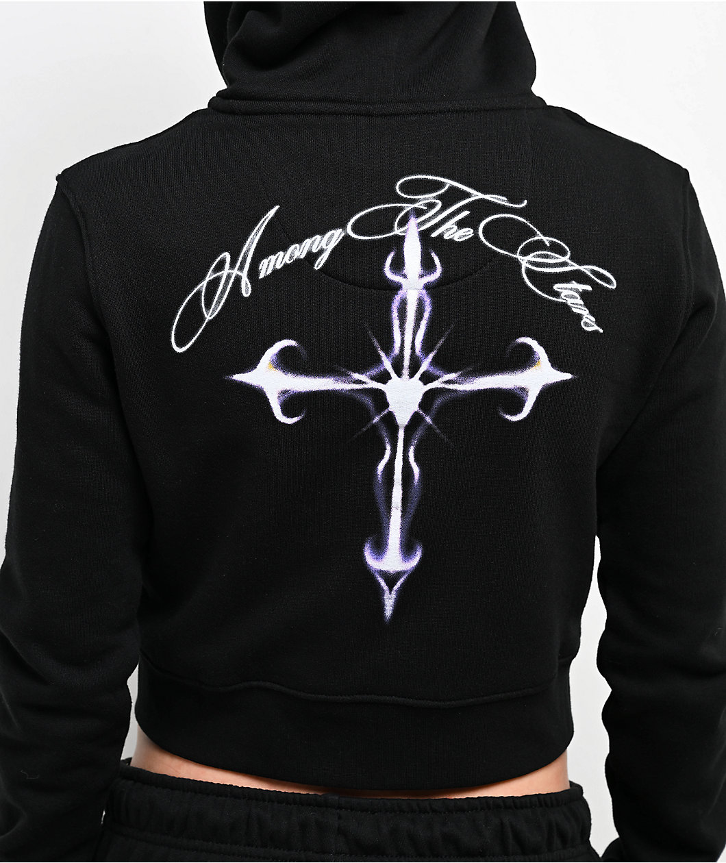 Ninth Hall Among The Stars Black Zip Hoodie