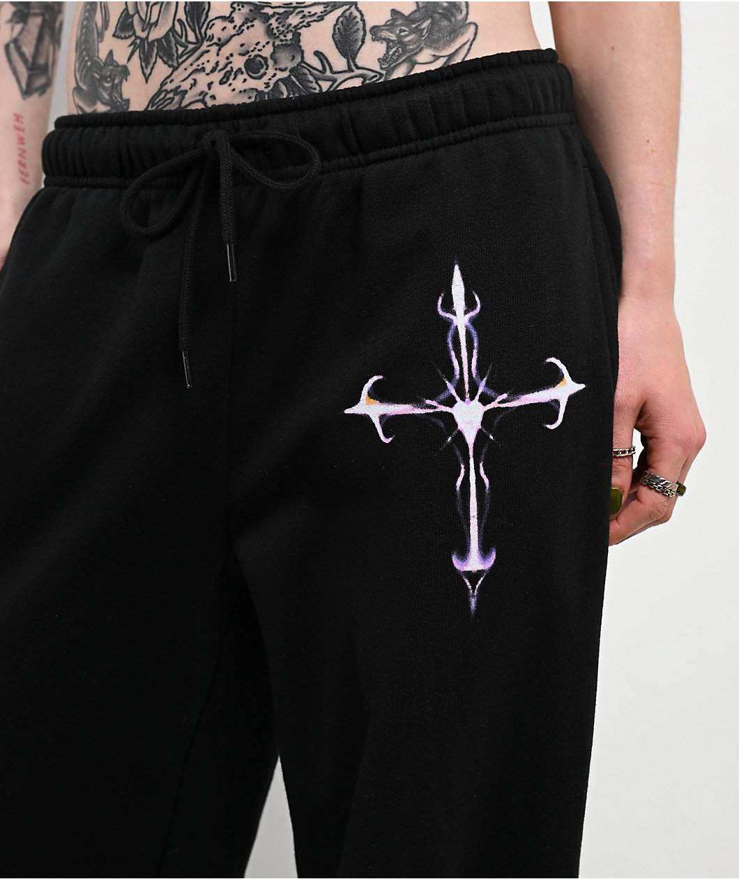 Ninth Hall Among The Stars Black Zip Hoodie