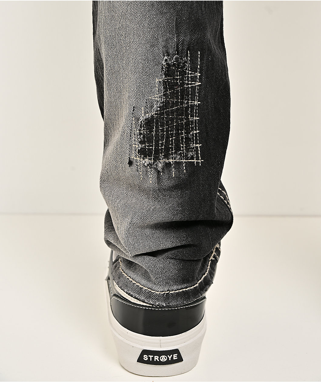 Ninth Hall Asphalt Black Skinny Jeans