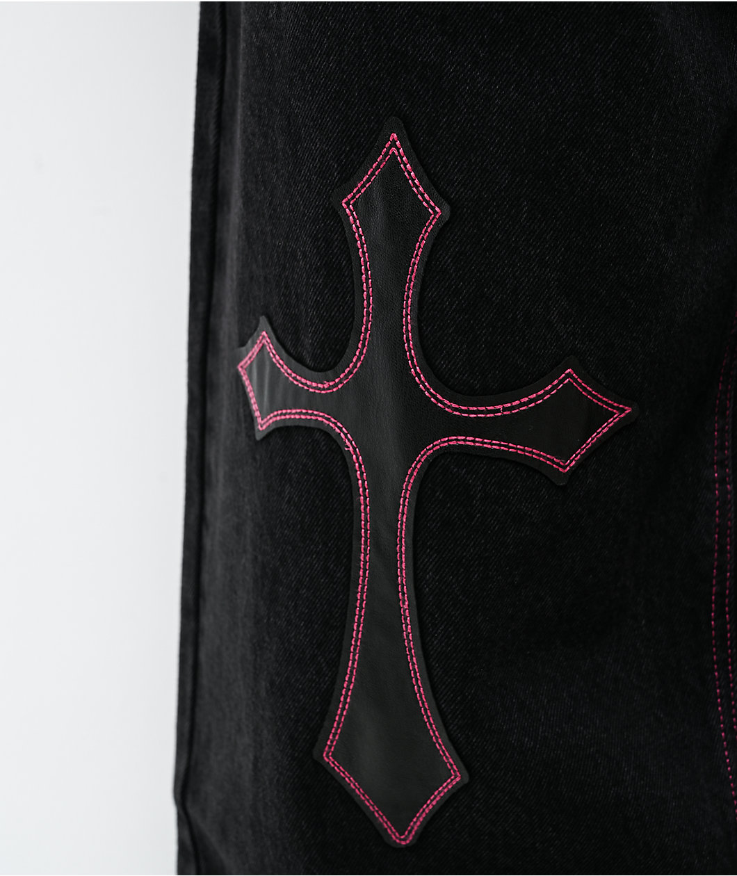 Ninth Hall Astray Ambition Blue Wash Ultra Wide Patchwork Jeans