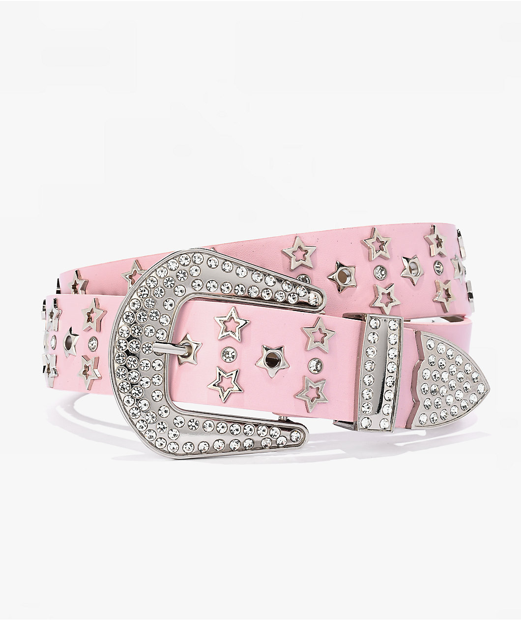 Ninth Hall Bling It On Pink Western Belt