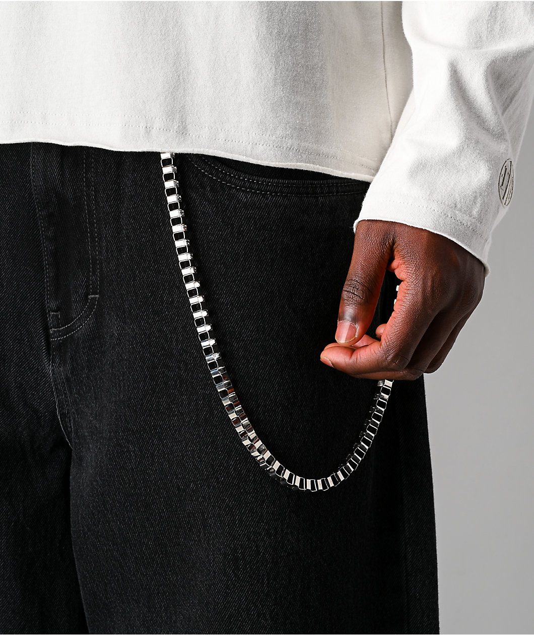 Ninth Hall Box Silver Pocket Chain