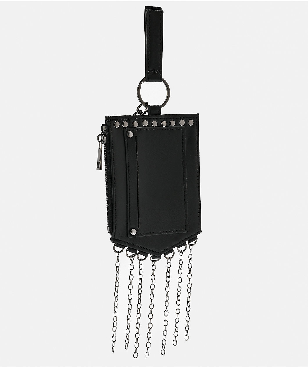 Ninth Hall Chain Black Mini Wallet
