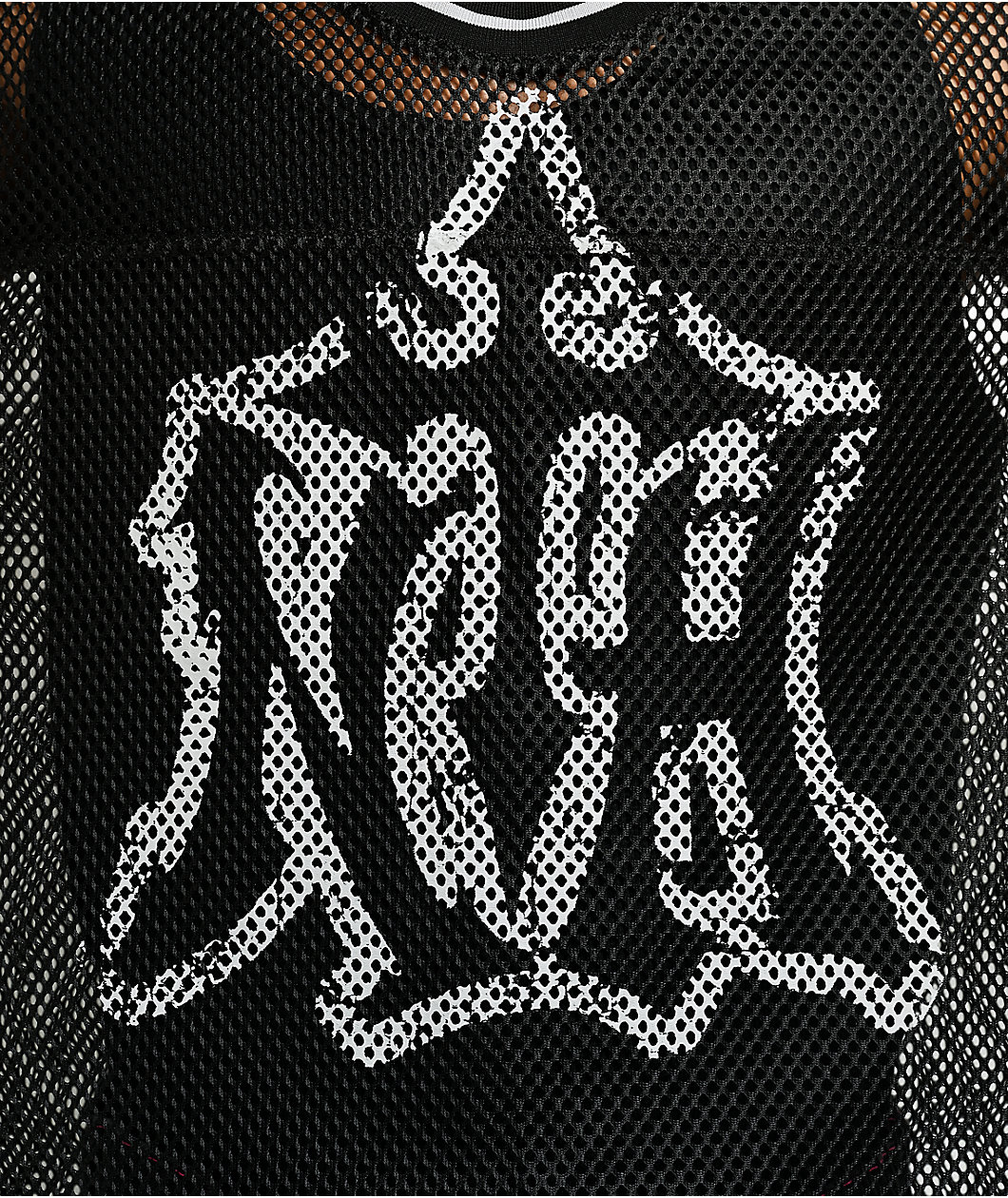 Ninth Hall Chat Black Mesh Jersey