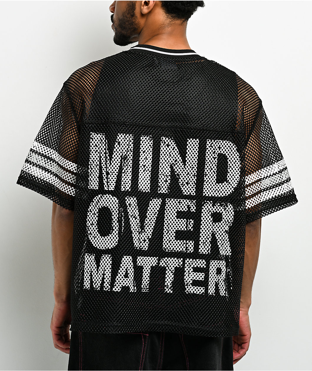 Ninth Hall Chat Black Mesh Jersey