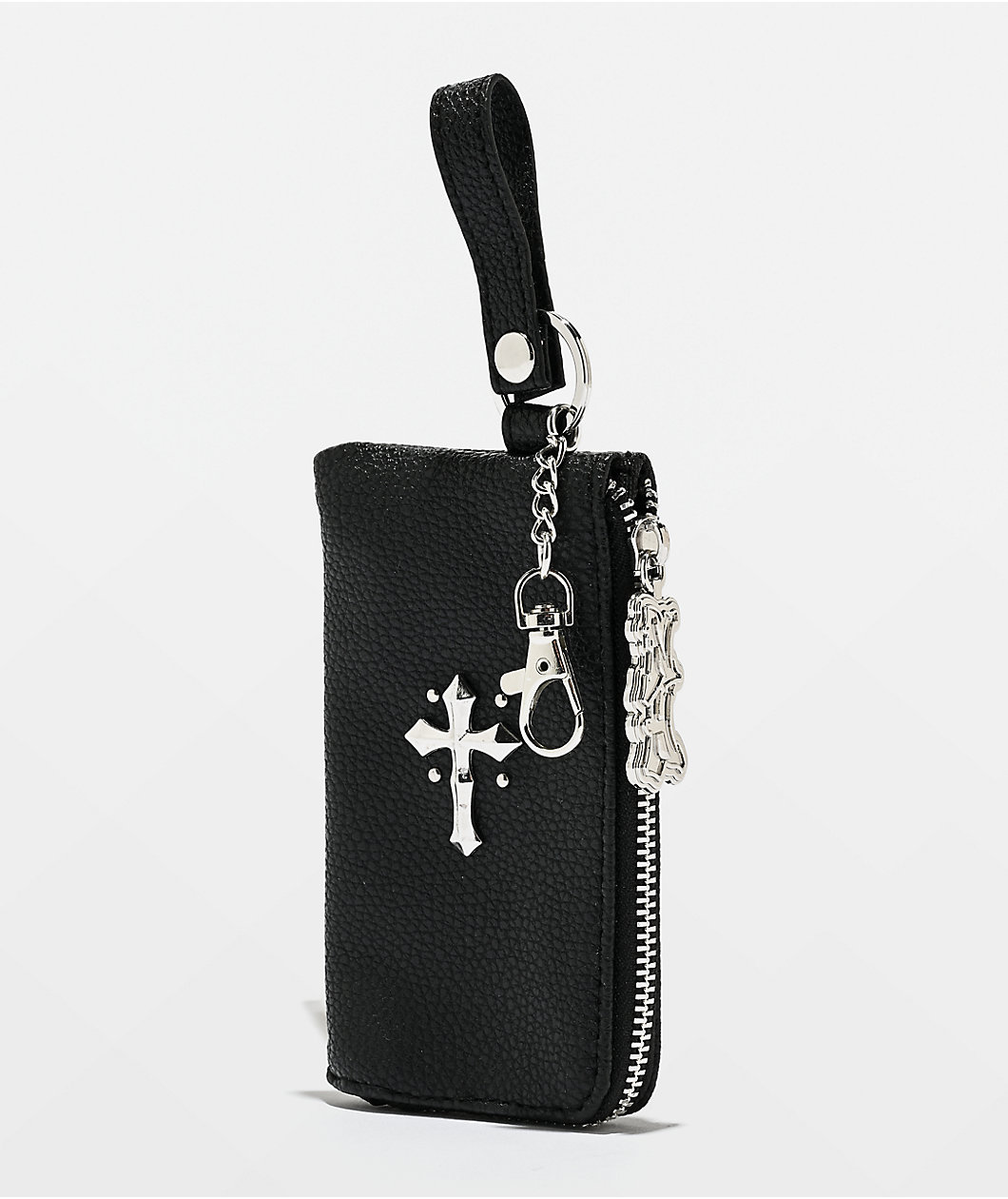 Ninth Hall Cross Black Mini Wallet