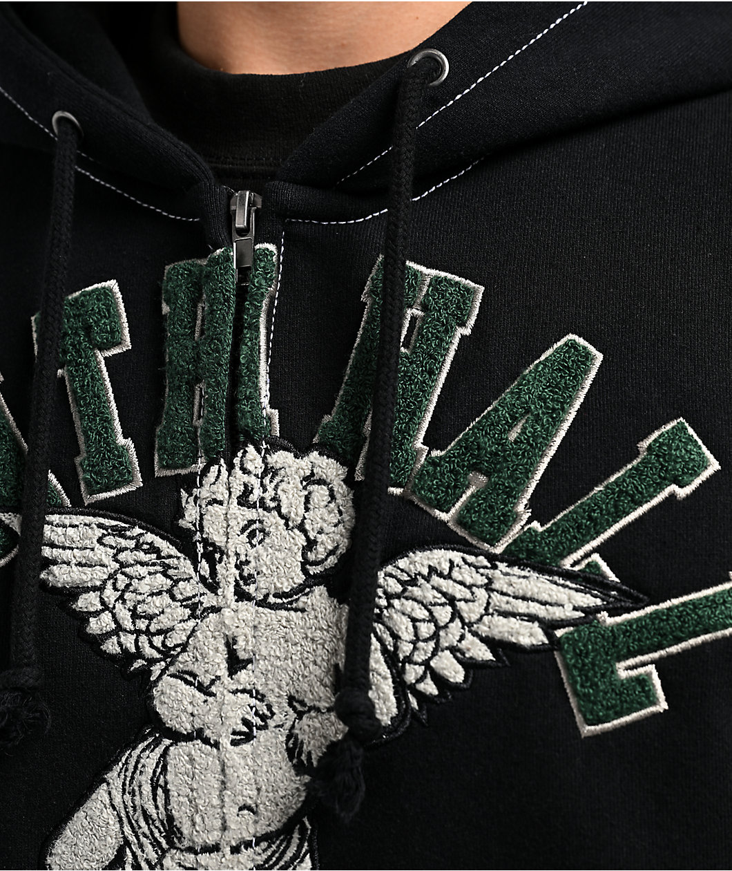 Ninth Hall Detention Black Zip Hoodie