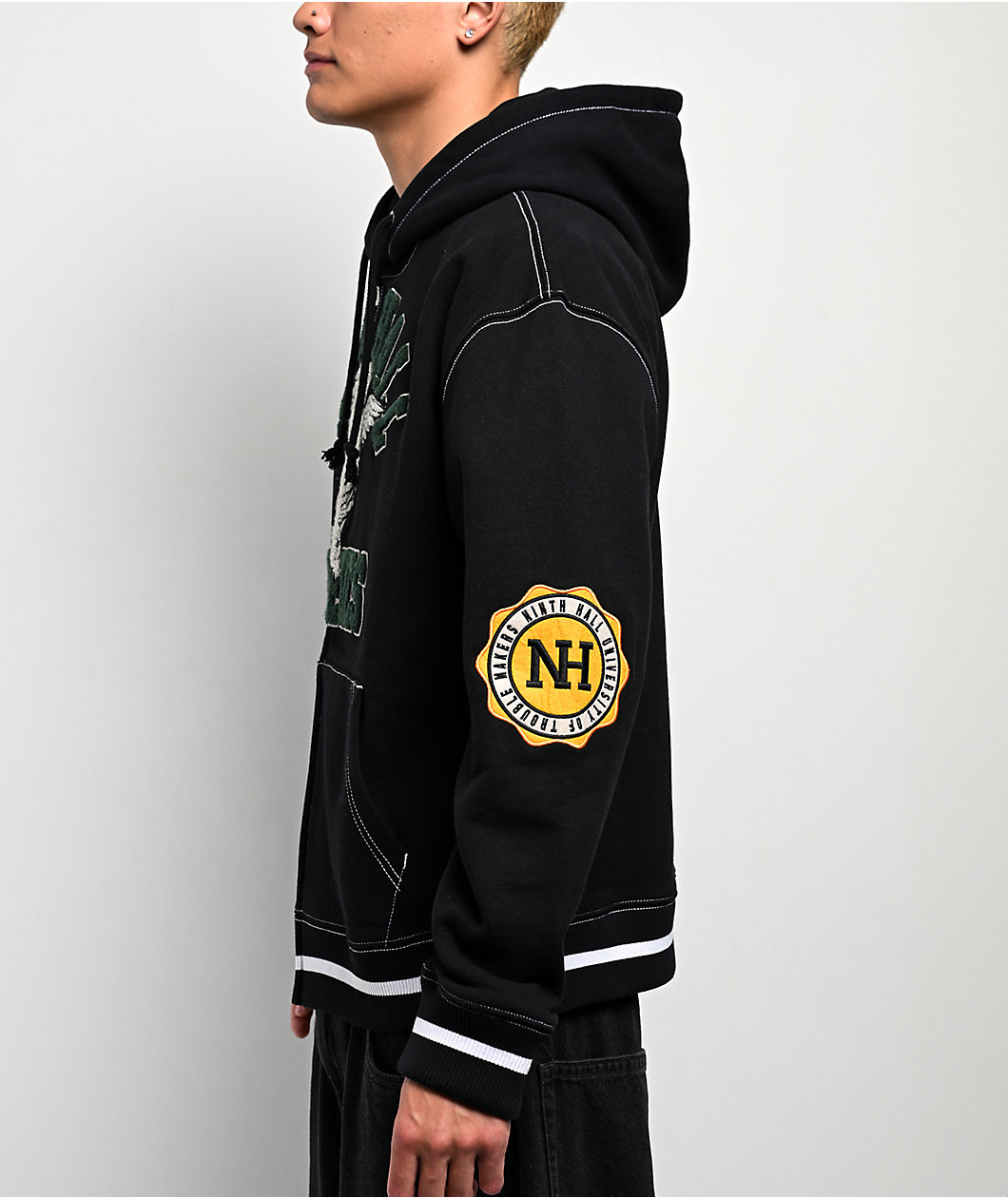 Ninth Hall Detention Black Zip Hoodie