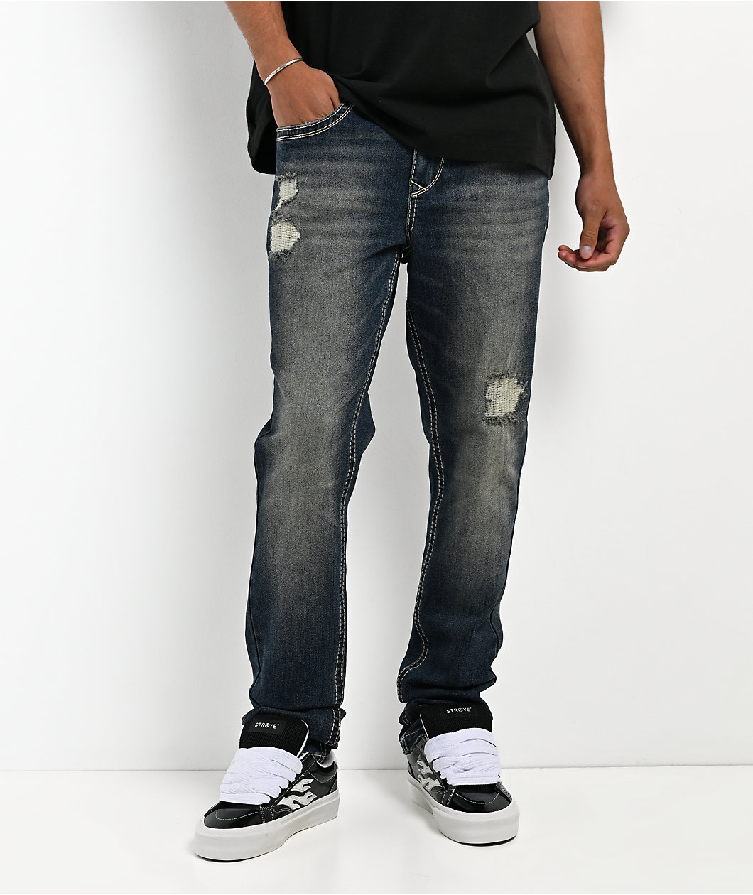 Ninth Hall Dirty Blue Skinny Jeans
