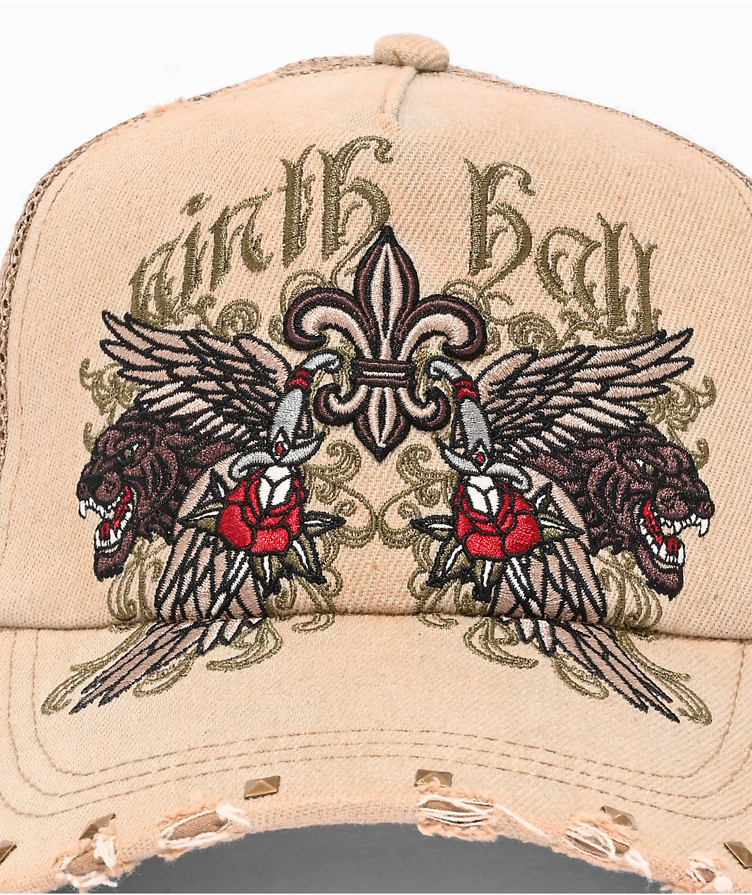 Ninth Hall Dirty Job Khaki Trucker Hat