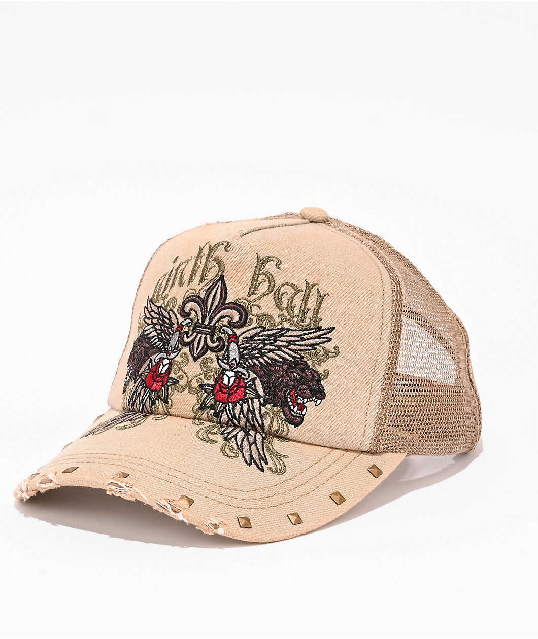 Ninth Hall Dirty Job Khaki Trucker Hat
