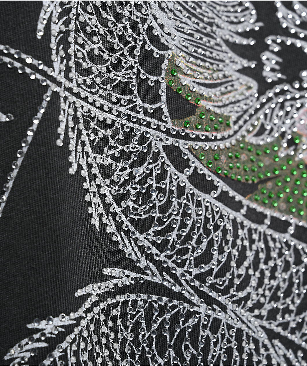 Ninth Hall Dragon Flower Stone Black Wash T-Shirt