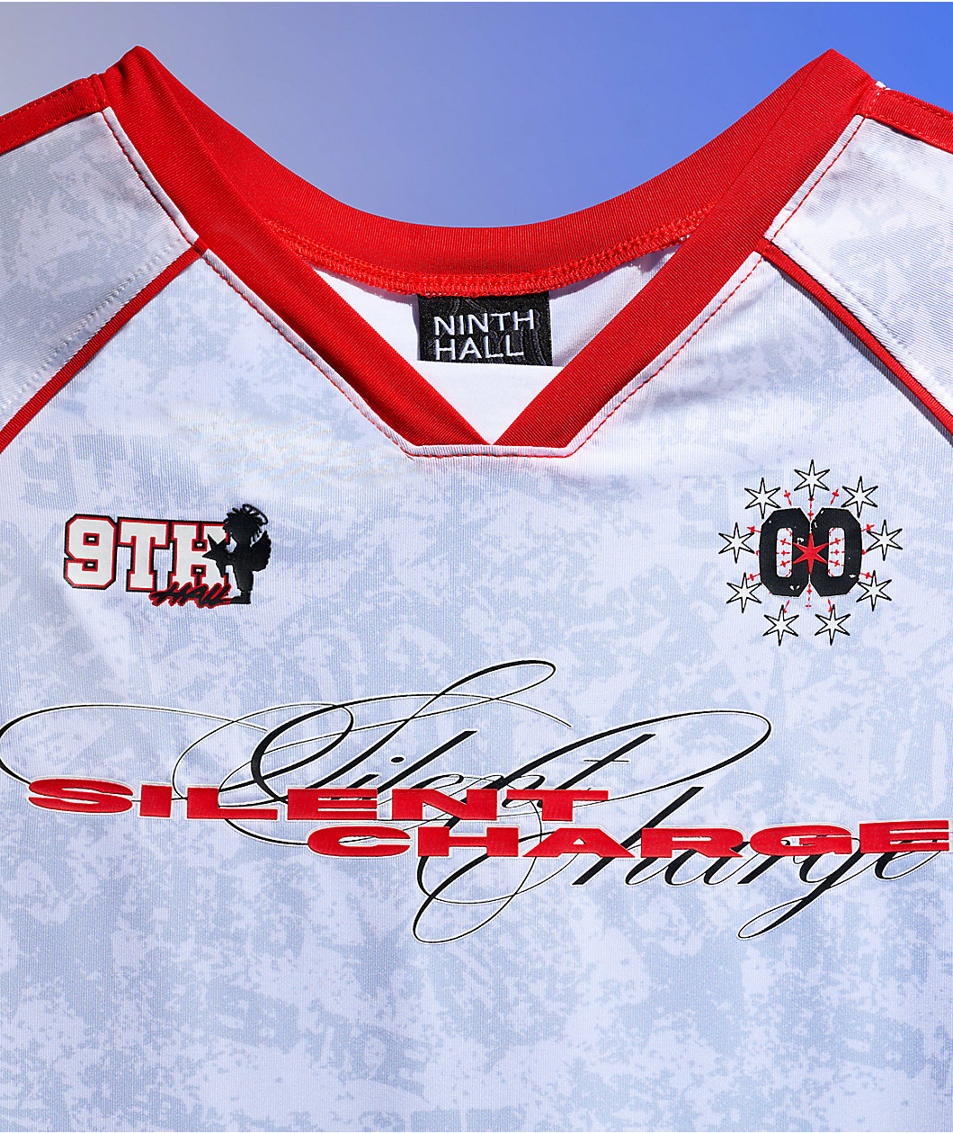 Ninth Hall Emerson White Crop Jersey