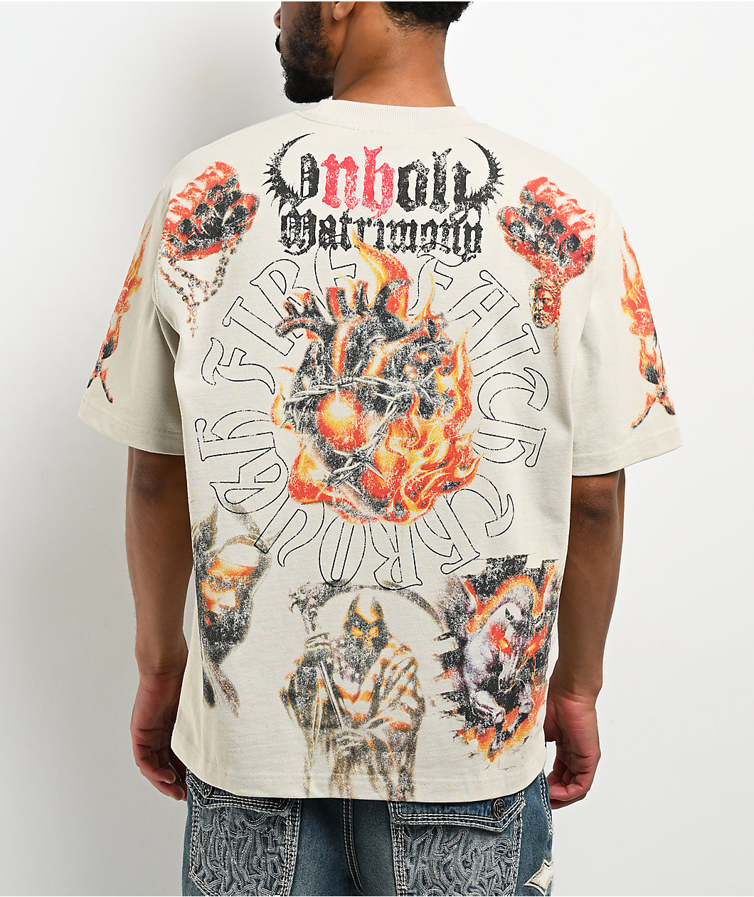 Ninth Hall Everythings Fine White T-Shirt