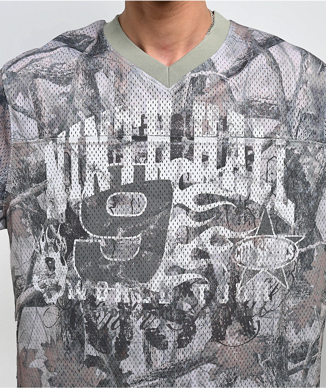 Ninth Hall False Start Camo Crop Football Jersey