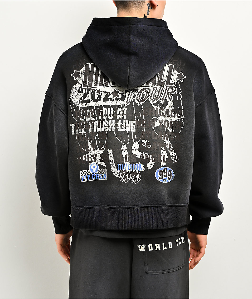 Ninth Hall False Start Grey Zip Hoodie