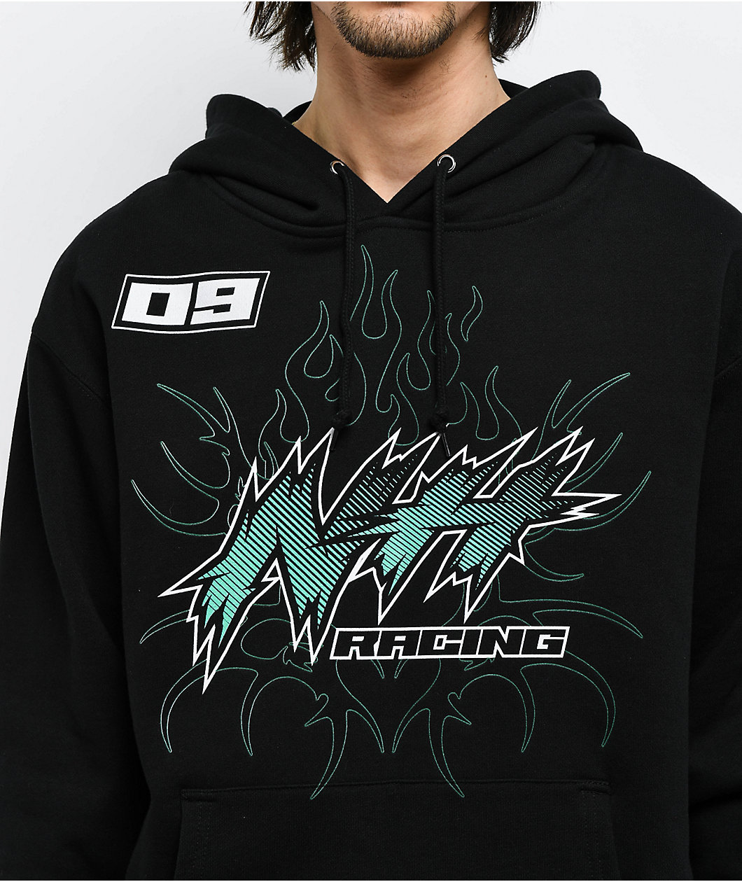 Ninth Hall Fast Lane Black Hoodie