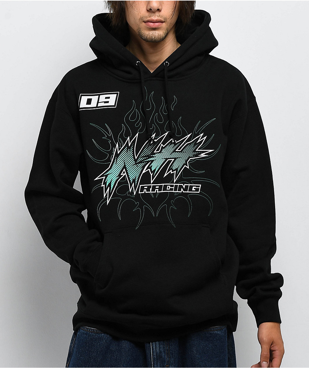 Ninth Hall Fast Lane Black Hoodie