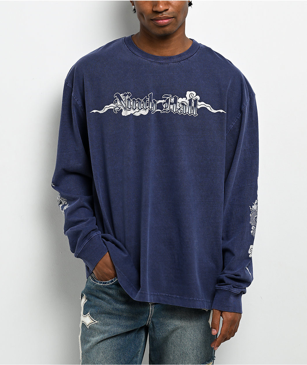 Ninth Hall Fated Rivalry Blue Long Sleeve T-Shirt