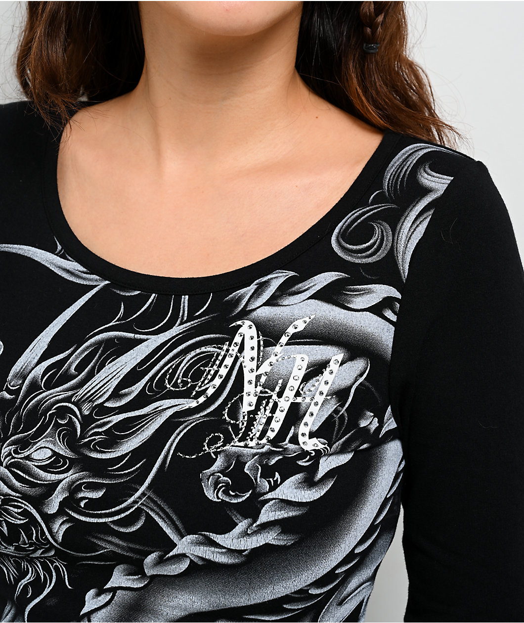 Ninth Hall Fawn Dragon Long Sleeve T-Shirt