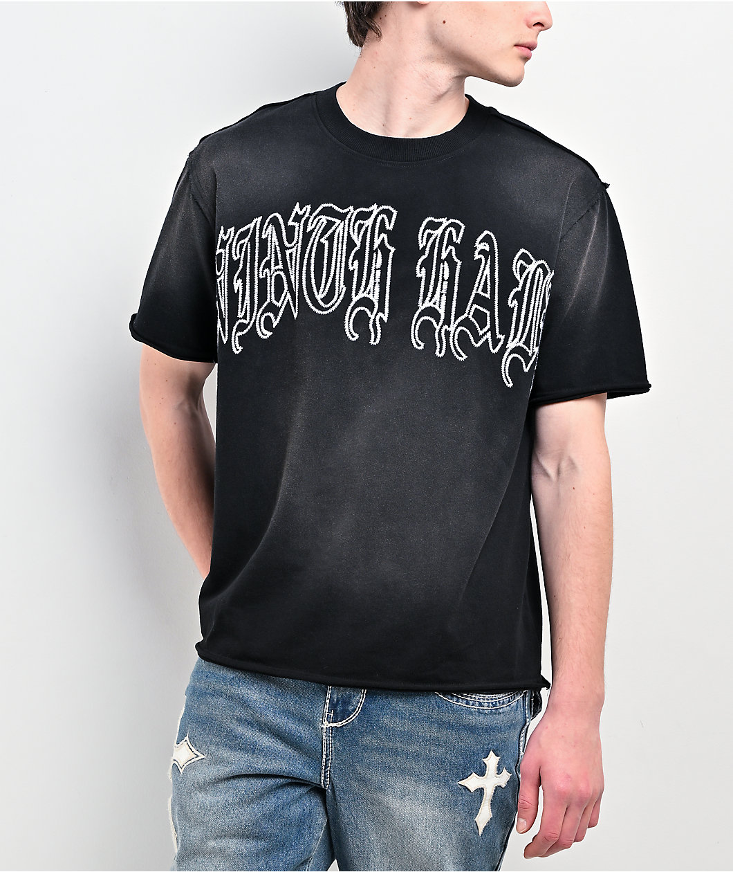 Ninth Hall Fein Black Wash T-Shirt